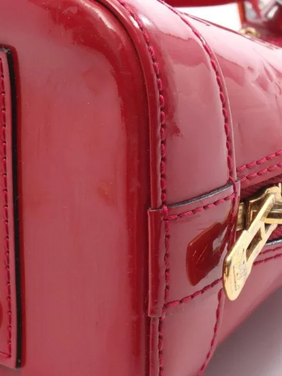 Louis Vuitton Handbag Alma BB Rose Andian Leather B - Picture 9 of 11